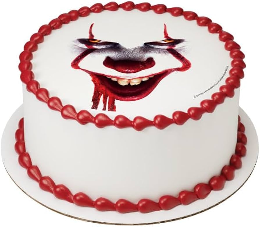 Killer Clown Decorated Cake