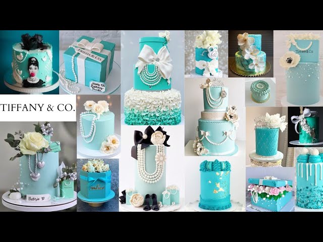 Tiffany Blue Decorated Cake