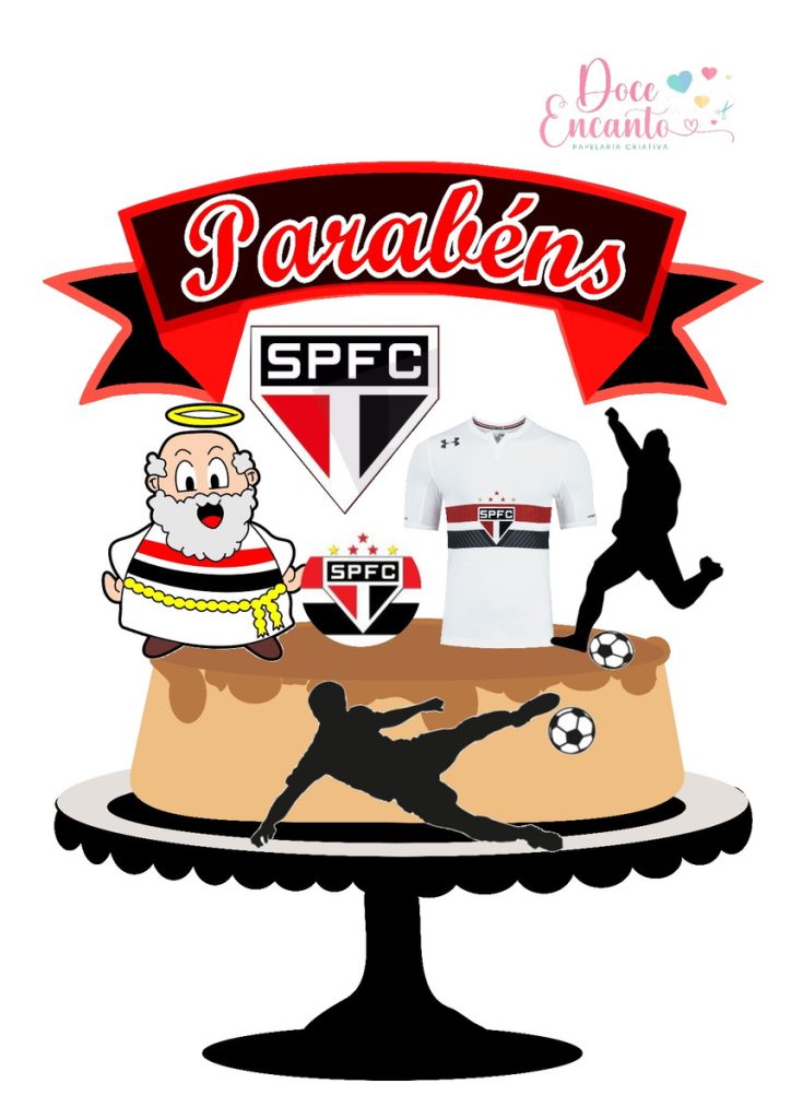 Decorated Cake Sao Paulo Football