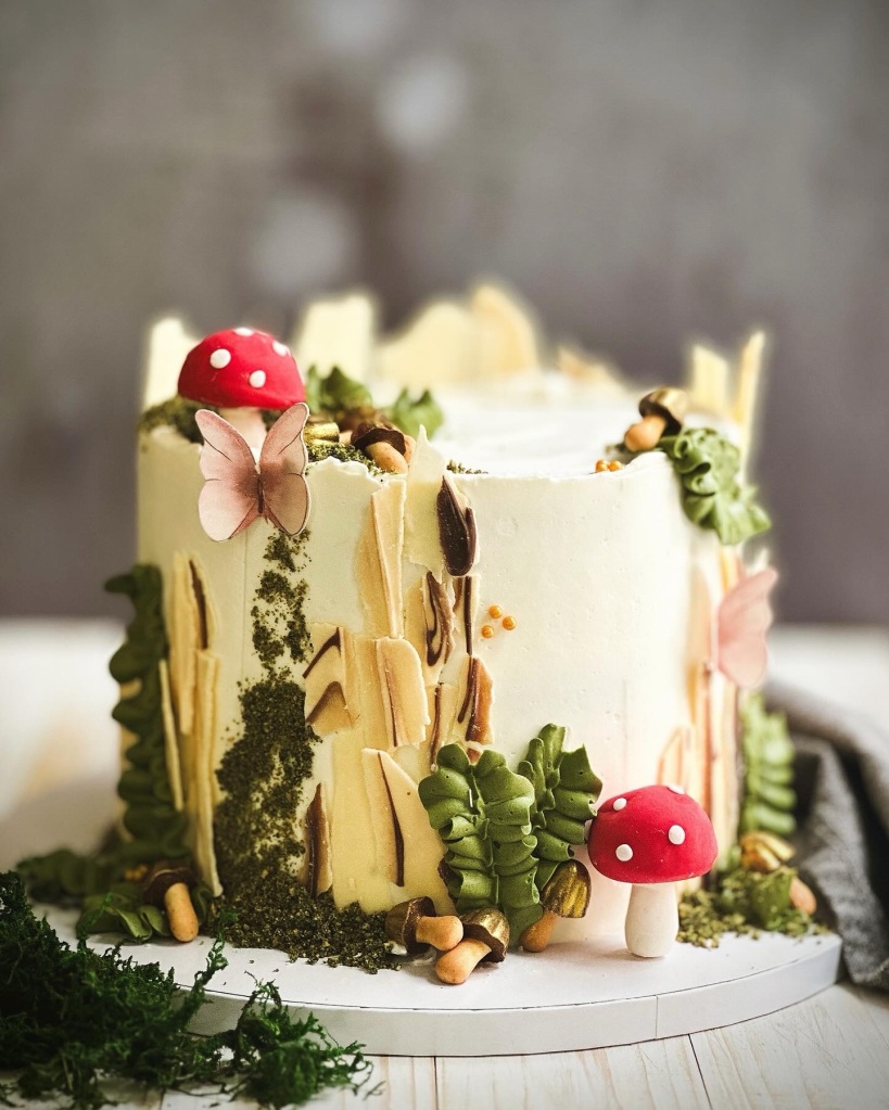 Nature Decorated Cake