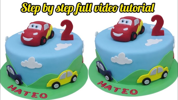 Decorated Car Cake