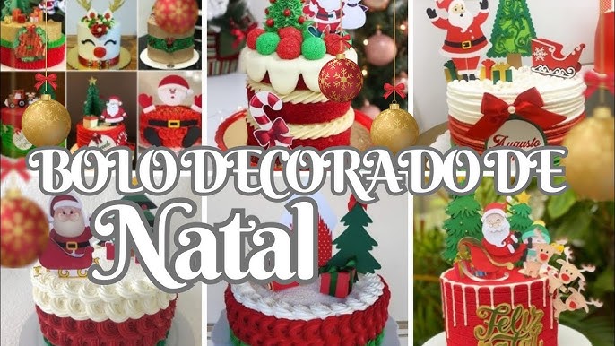 Bolo Decorado Natal