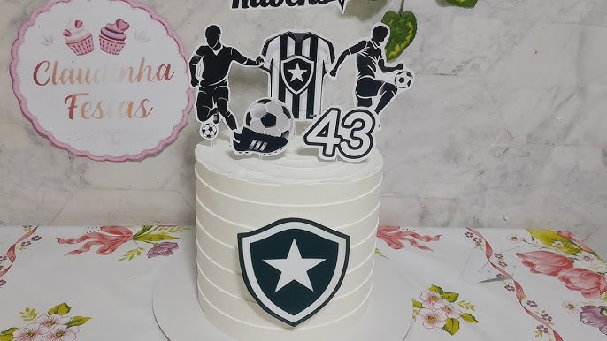 Bolo Decorado Botafogo