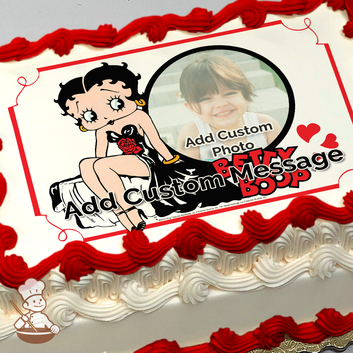 Betty Boop Decorated Cake