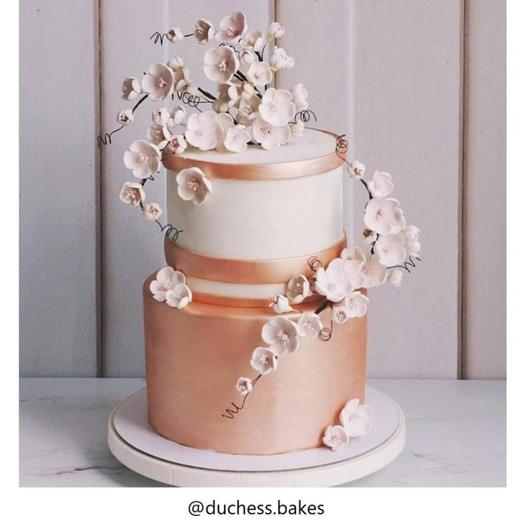 Metallic Decorated Cake