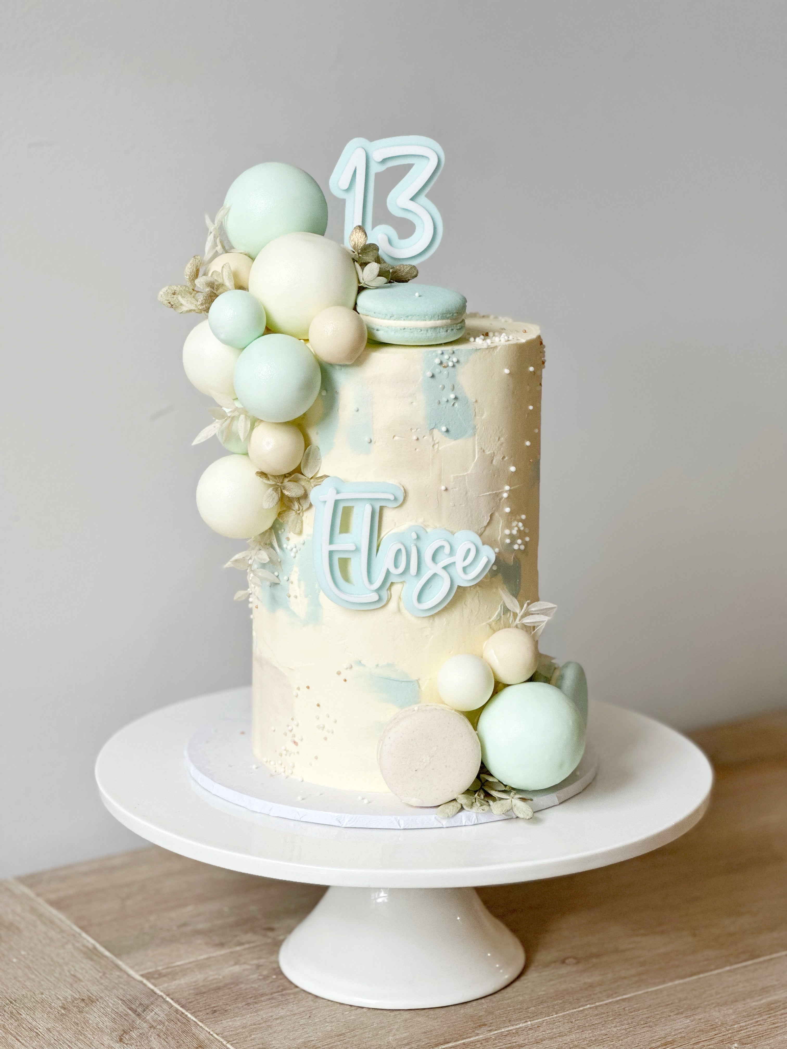 Balloon Decorated Cake