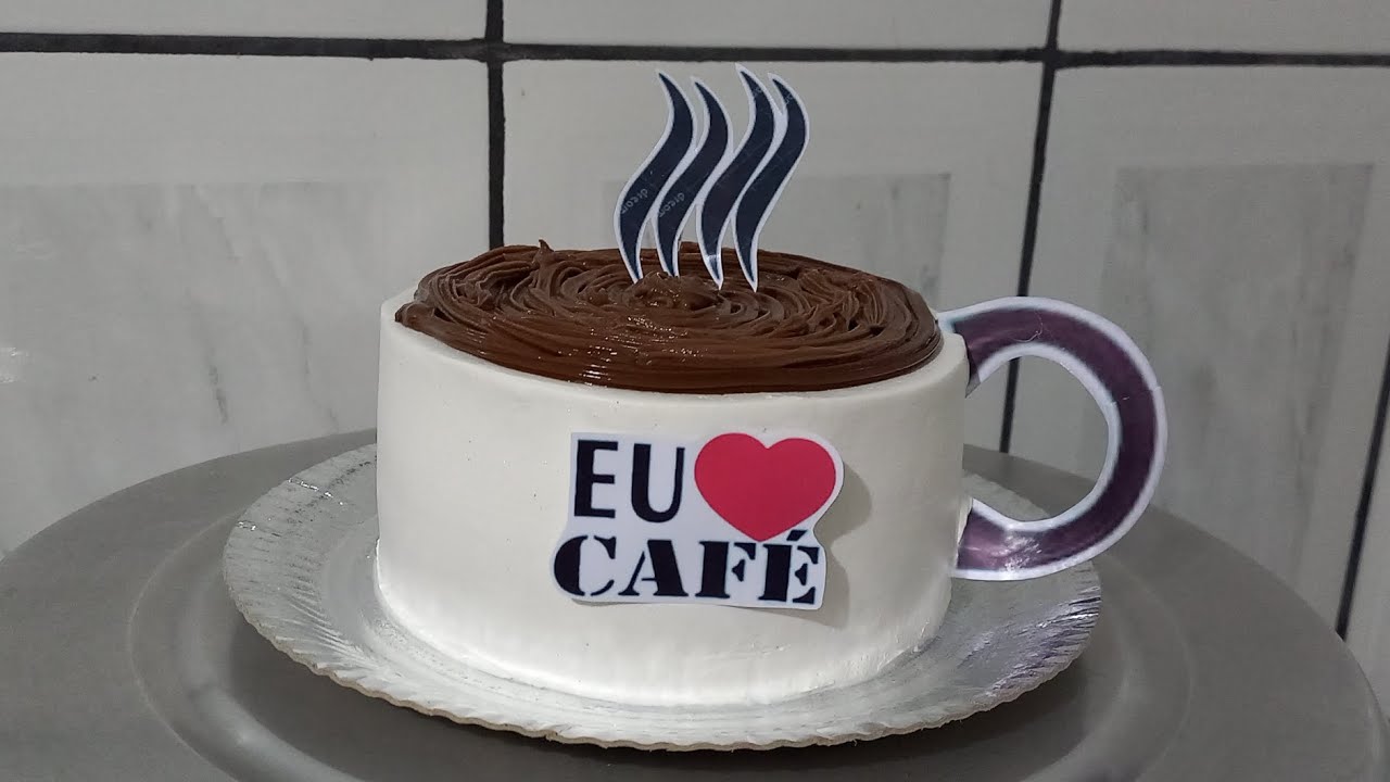 Bolo Decorado Café