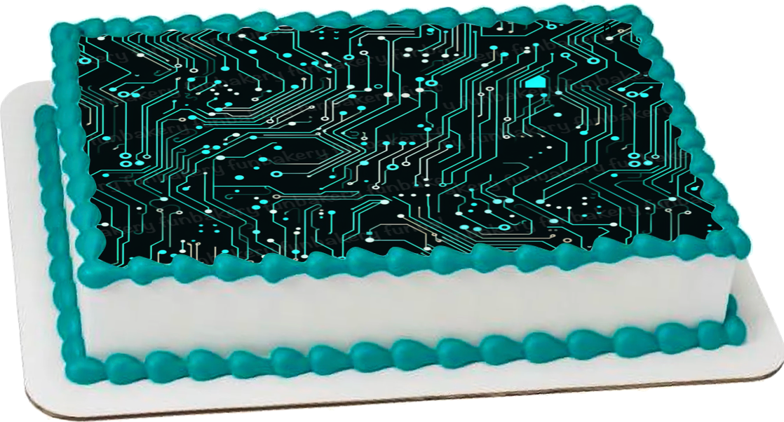 Electronic Decorated Cake