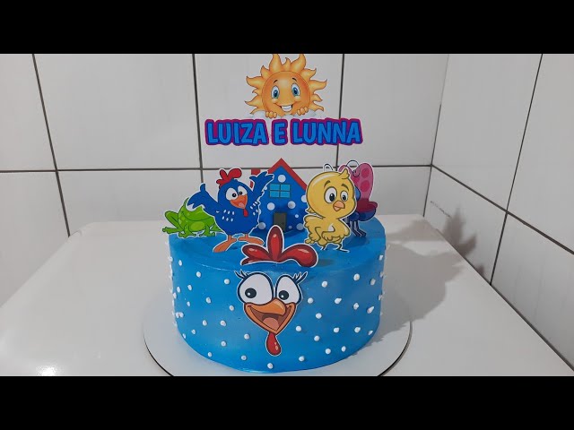 Pintadinha Chicken Decorated Cake