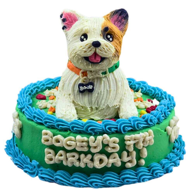 Decorated Dog Cake