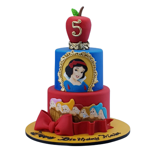 Snow White Decorated Cake