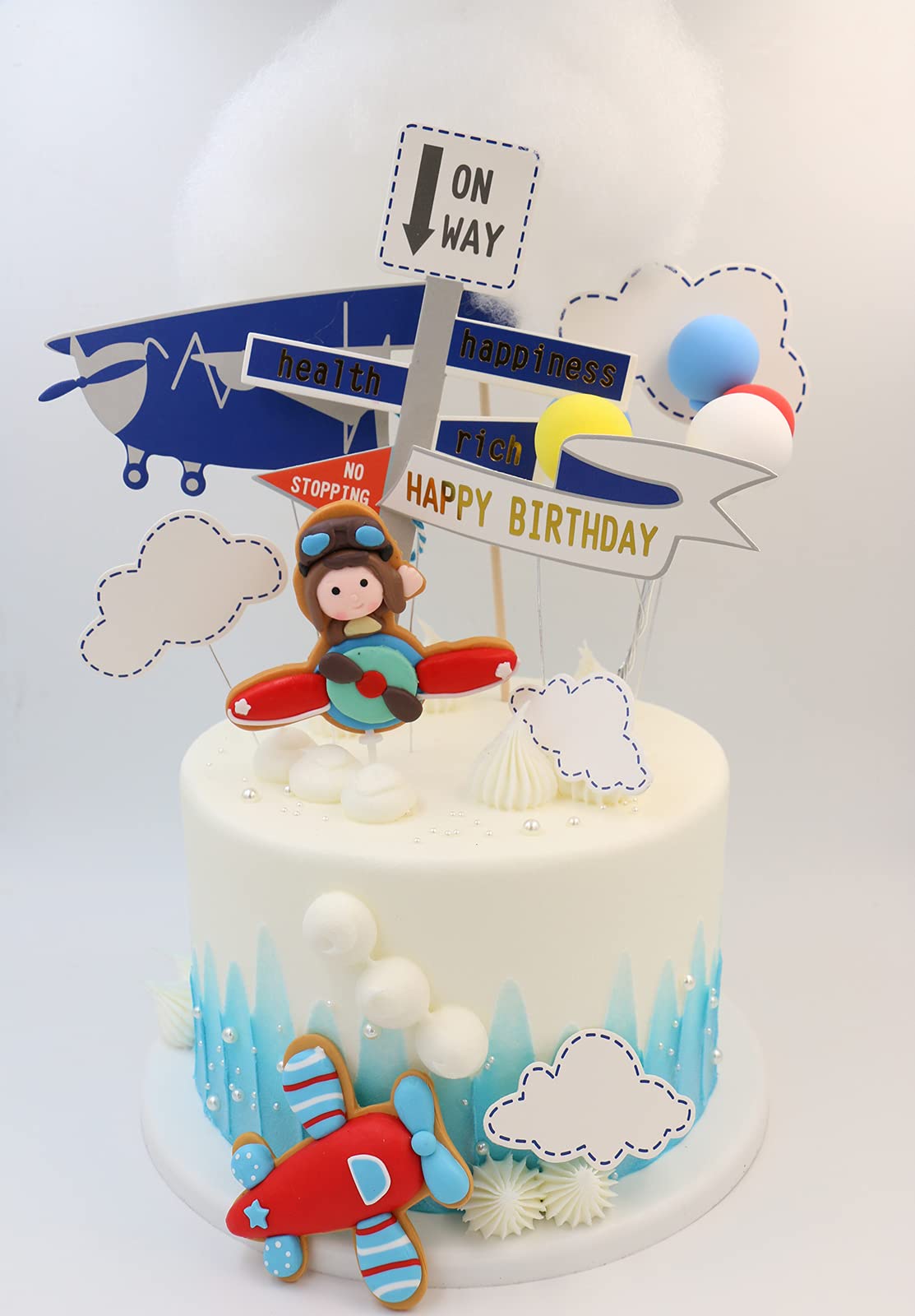 Airplane Decorated Cake