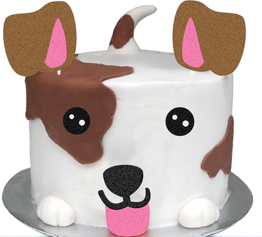 Decorated Dog Cake