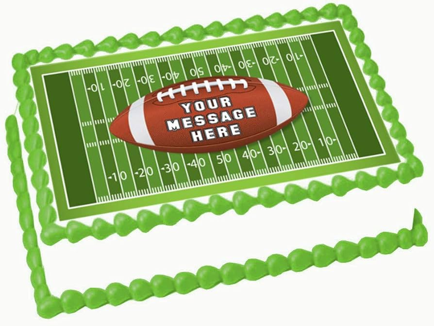 Football Field Decorated Cake