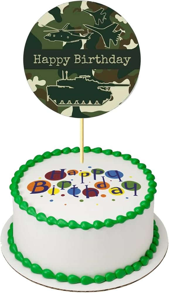 Decorated Army Cake