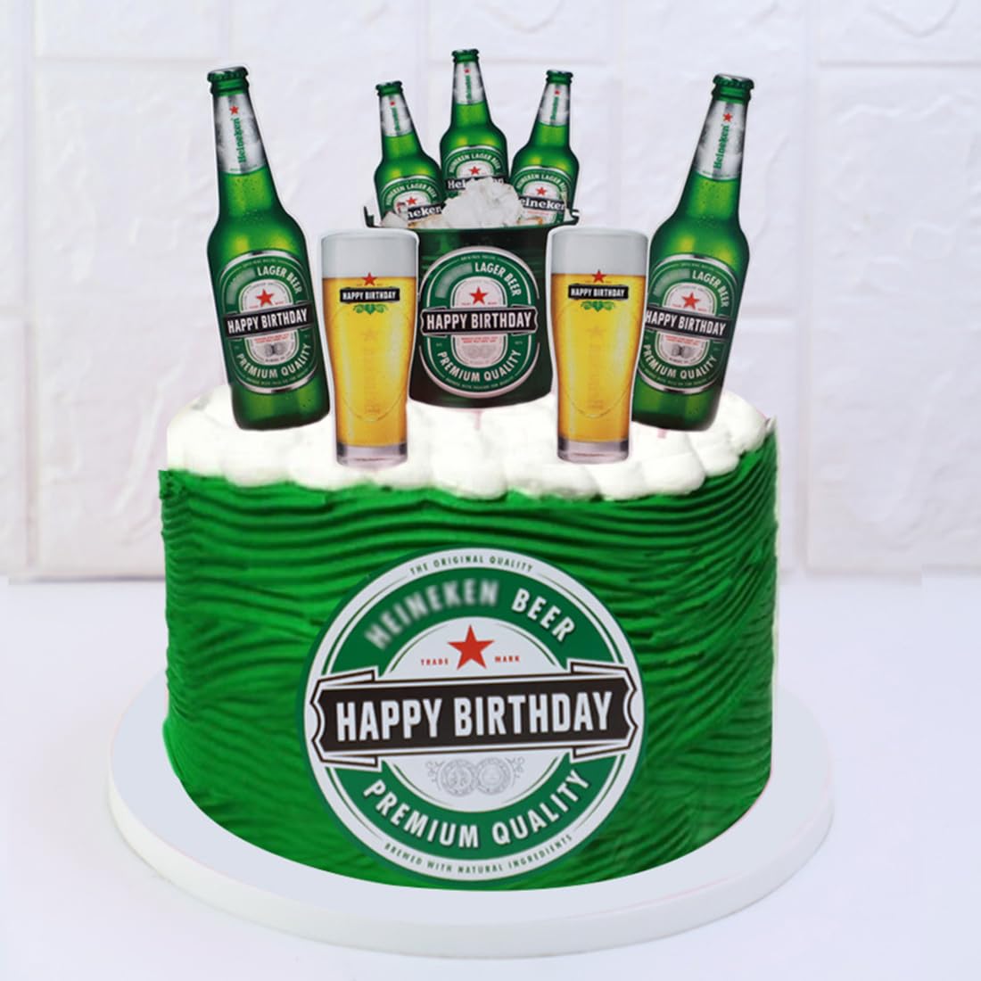 Heineken Decorated Cake