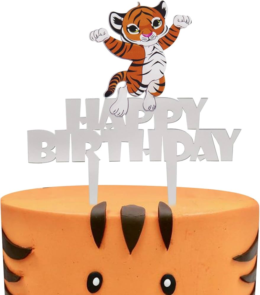 Tiger Decorated Cake