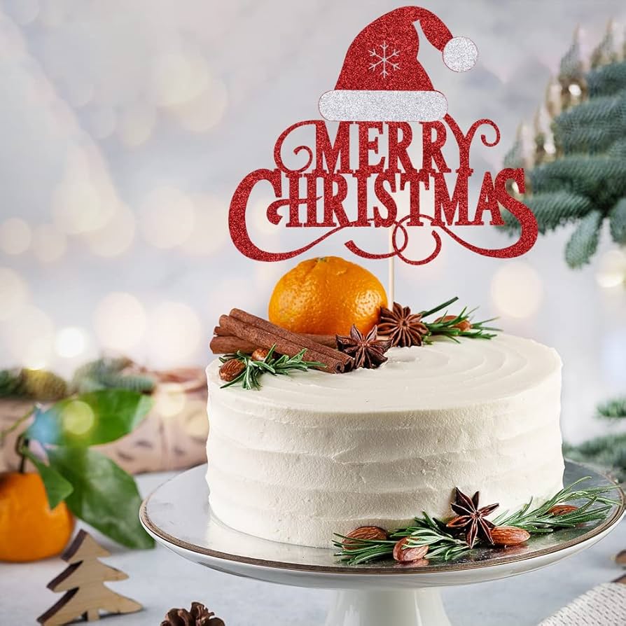 Decorated Christmas Cake