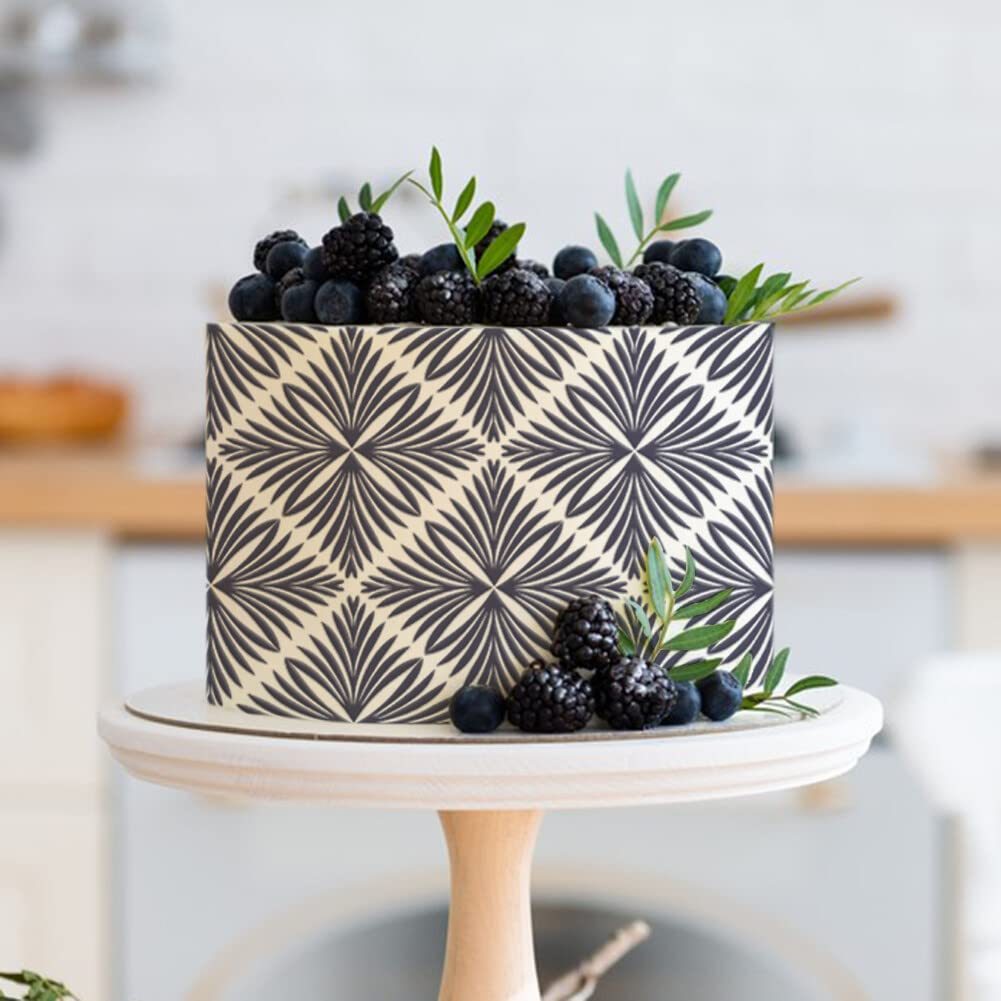 Geometric Decorated Cake