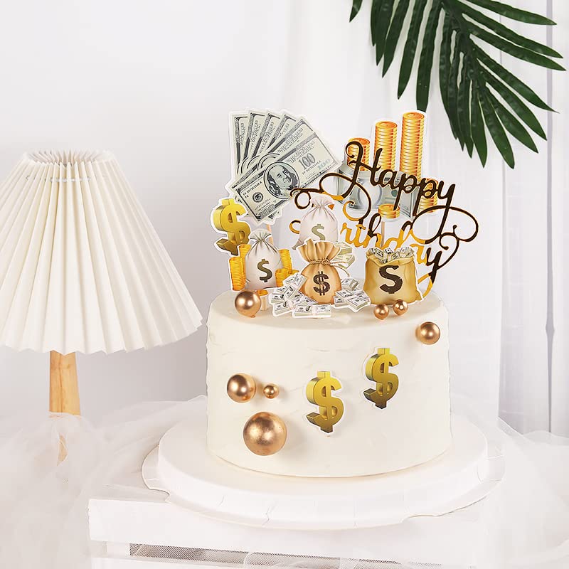 Dollar Decorated Cake