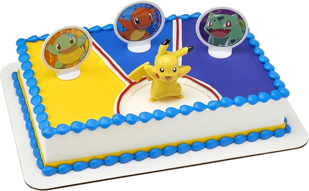 pokemon decorated cake