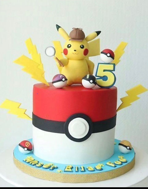 pokemon decorated cake