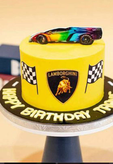 Lamborghini Decorated Cake