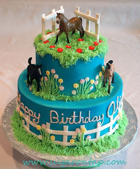 Horse Decorated Cake