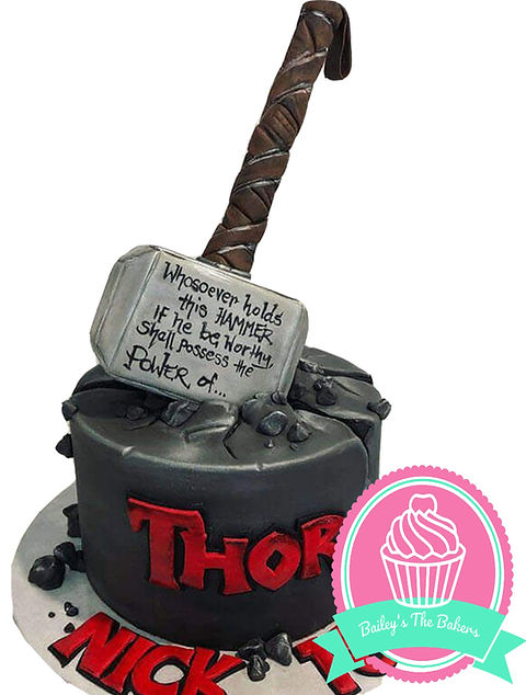 Thor Decorated Cake