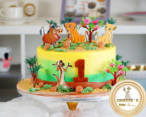 Lion King Decorated Cake