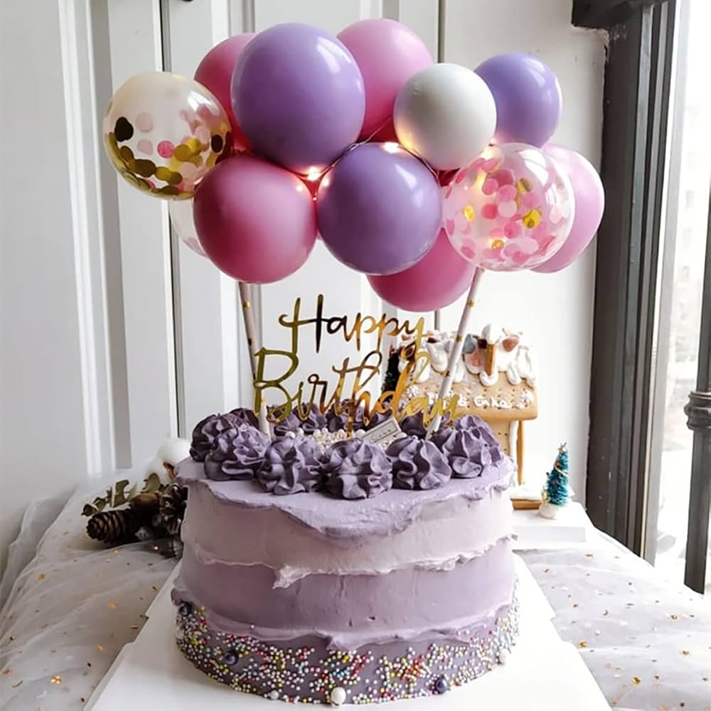 Balloon Decorated Cake