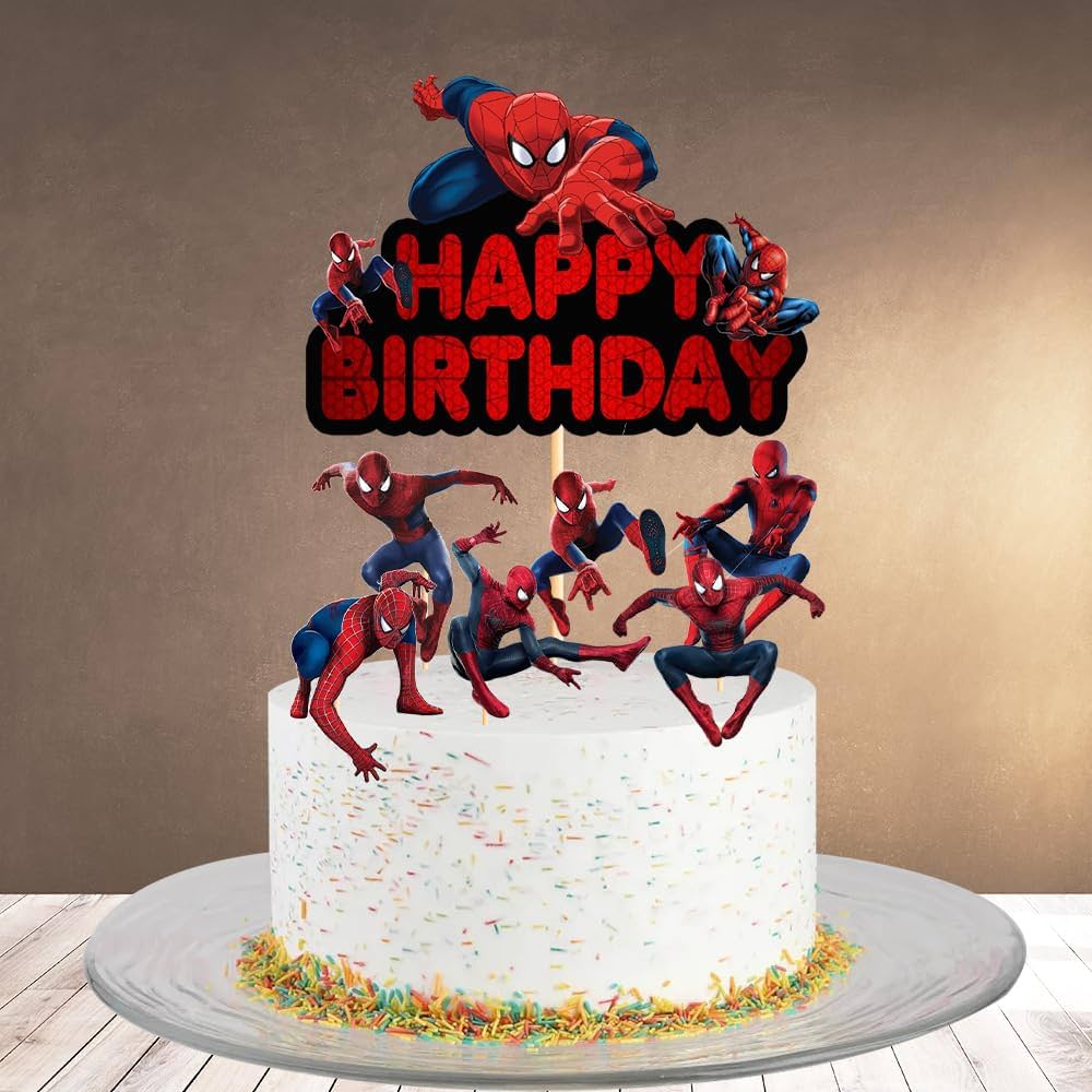 Spider Man Decorated Cake