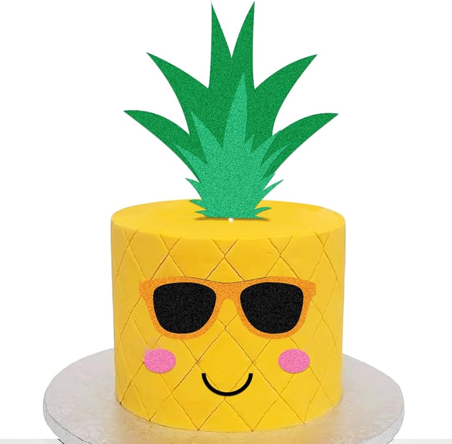 Decorated Pineapple Cake