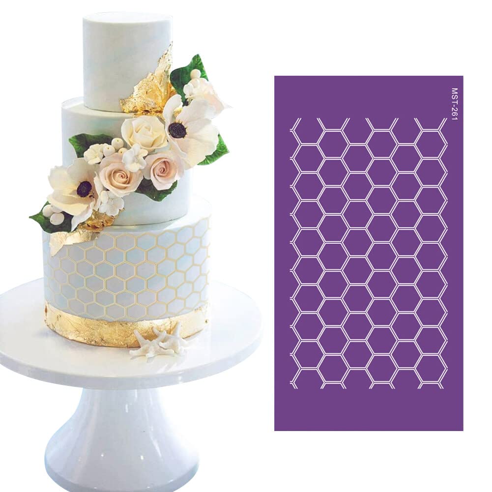 Geometric Decorated Cake