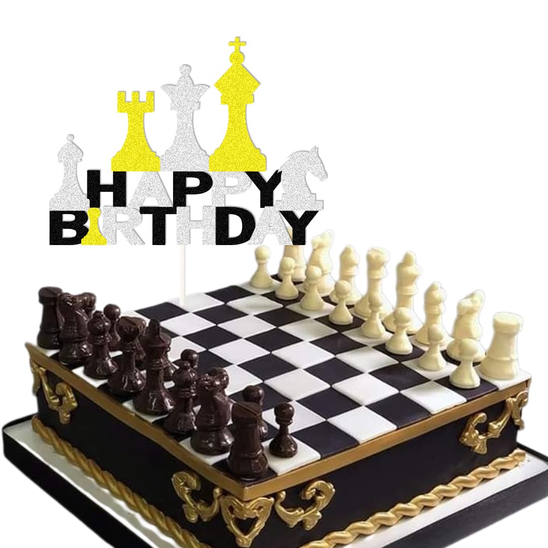 Chess Game Decorated Cake