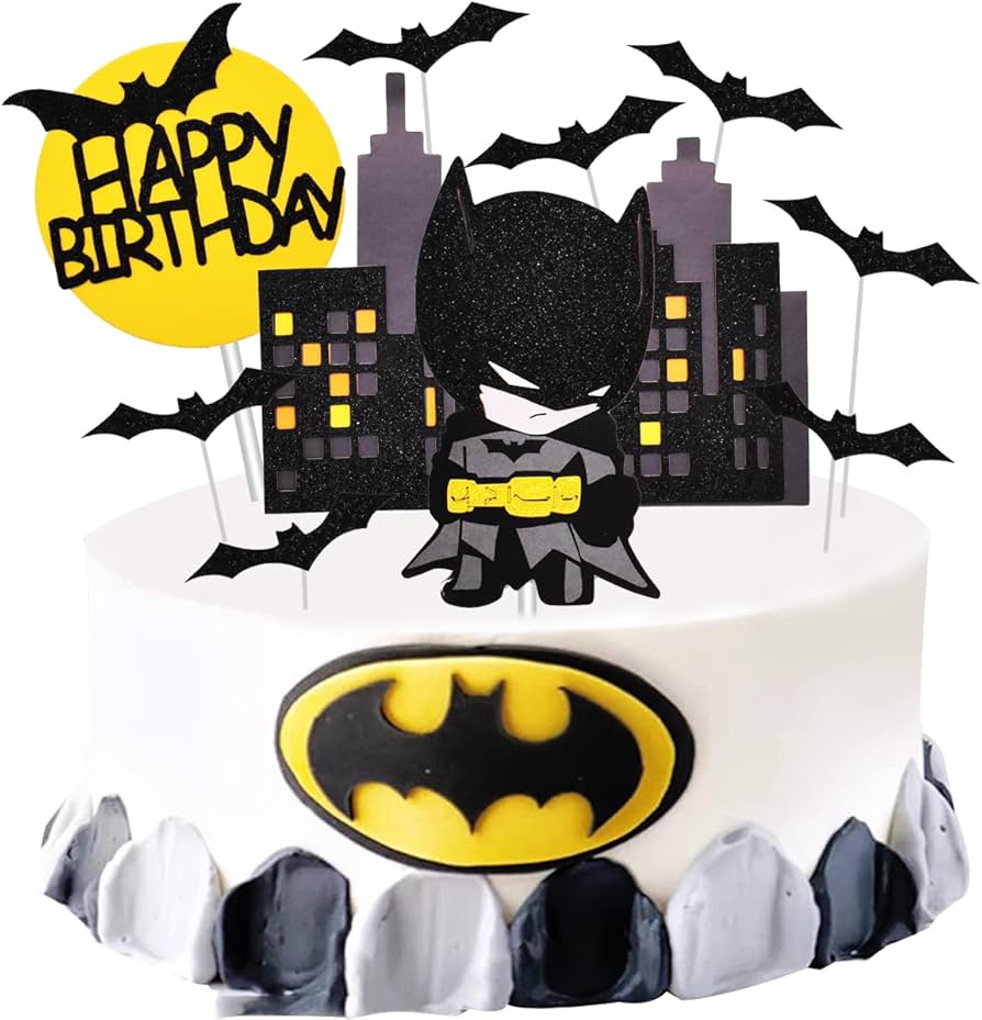 Batman decorated cake