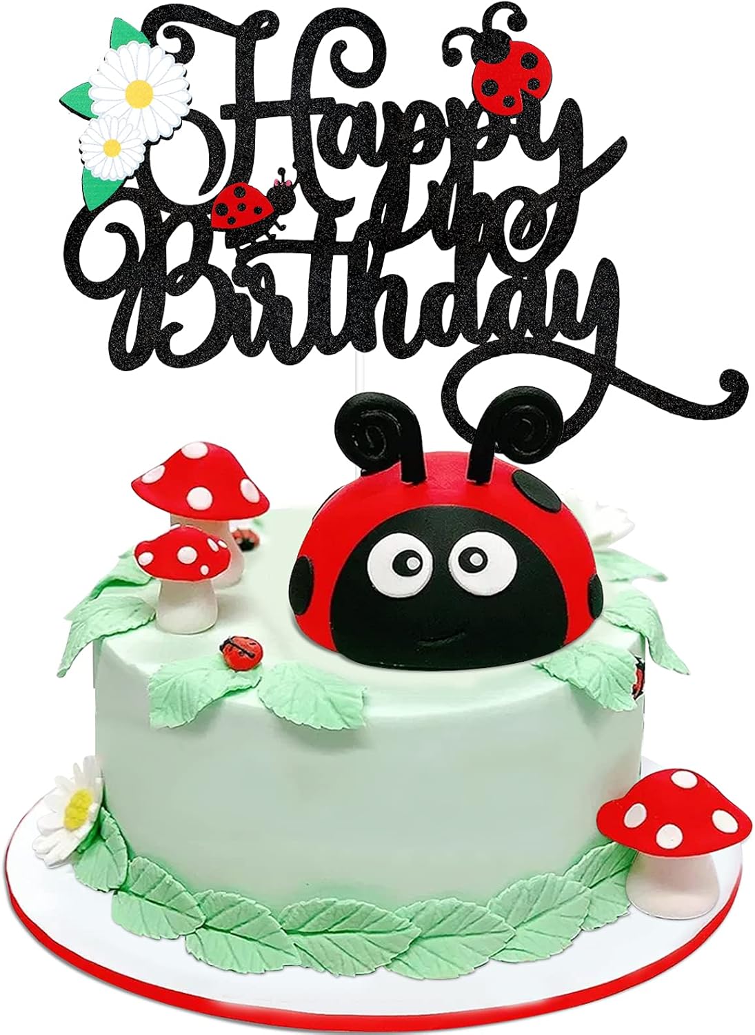 Ladybug Decorated Cake