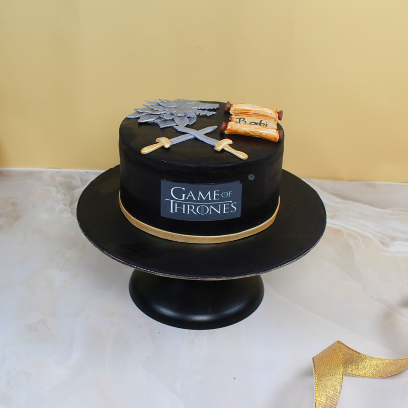 Game Of Thrones Decorated Cake