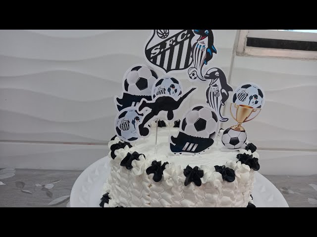 Santos Futebol Decorated Cake