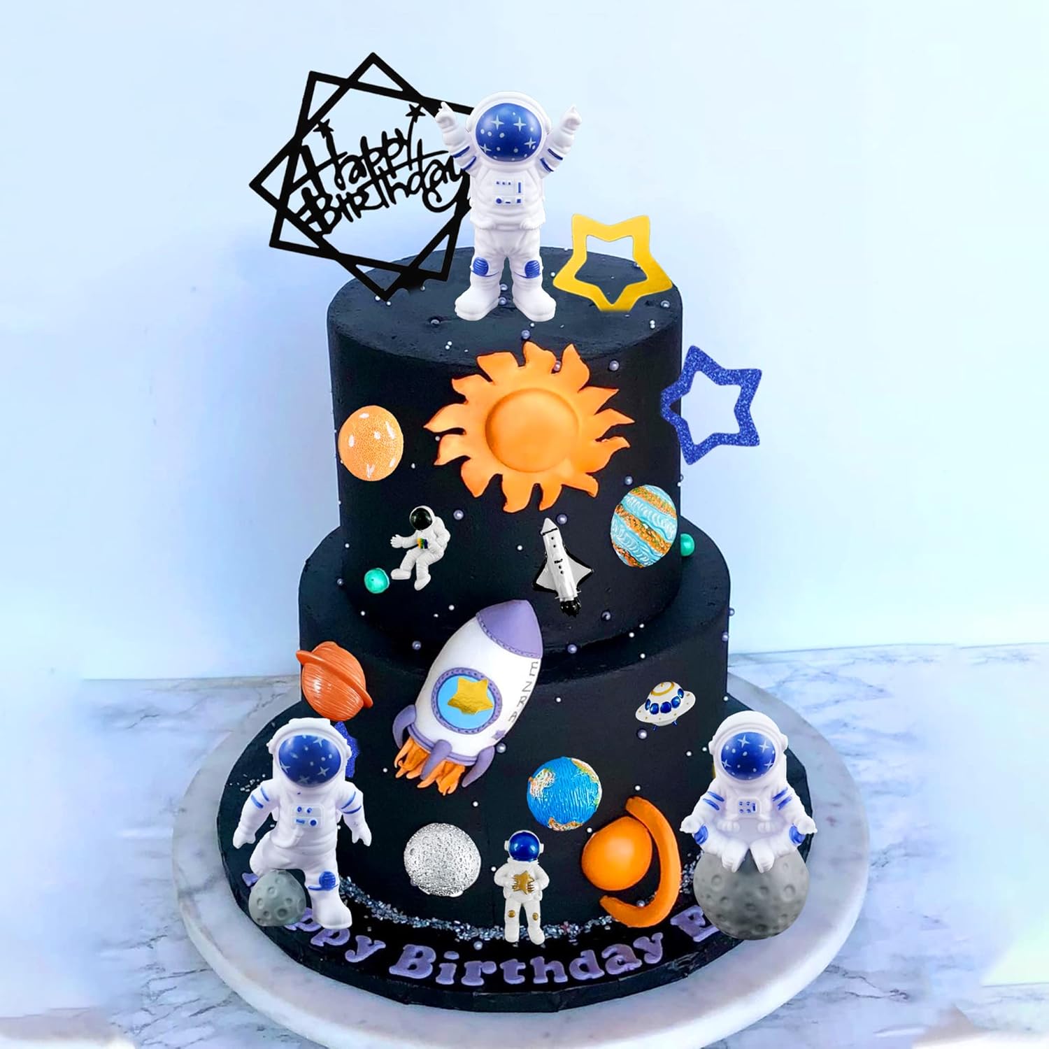 Astronaut Decorated Cake