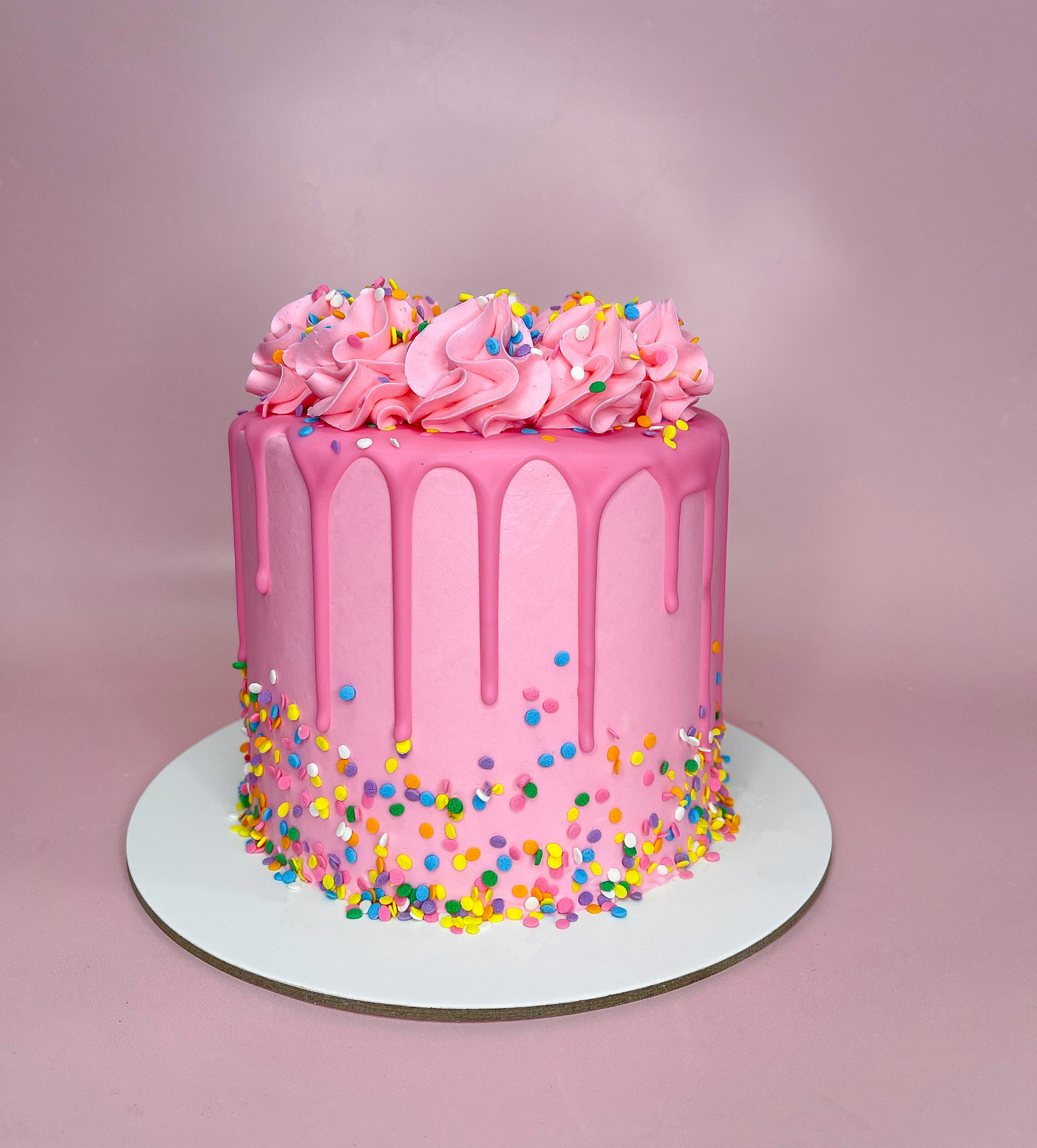 Pink Decorated Cake