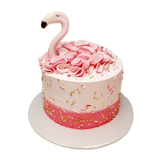 Flamingo Decorated Cake