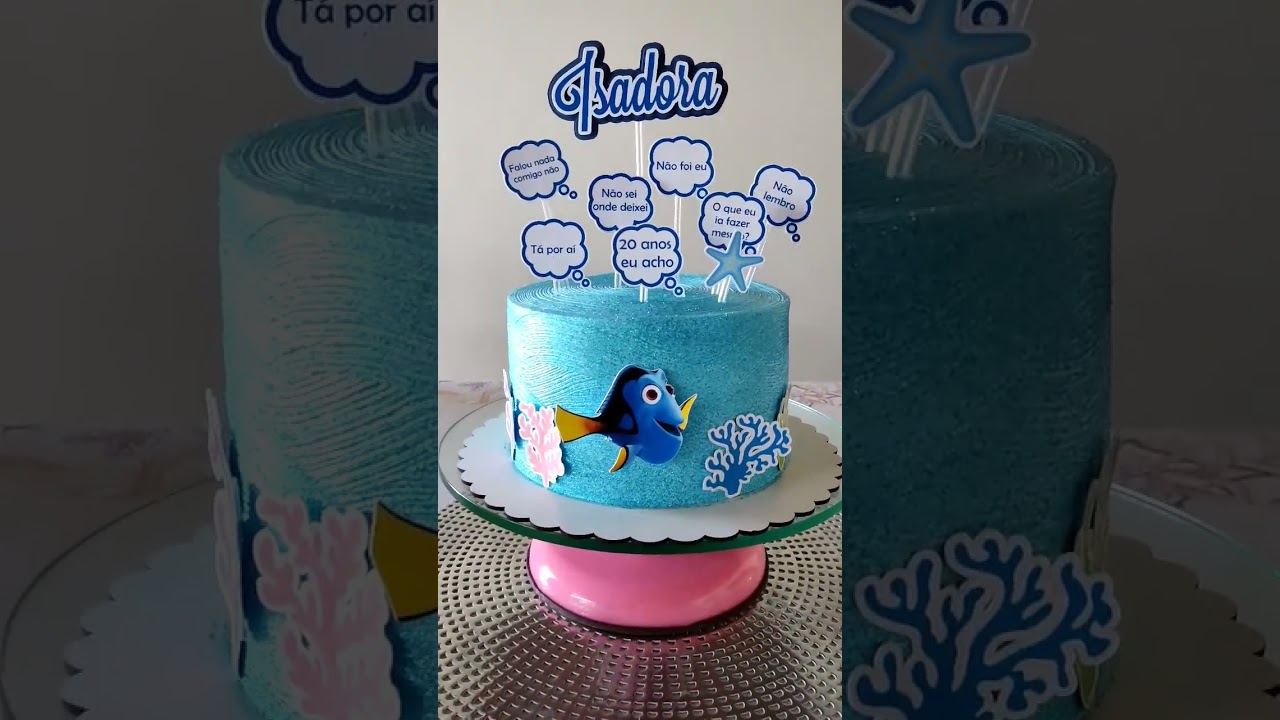 Bolo Decorado Dory