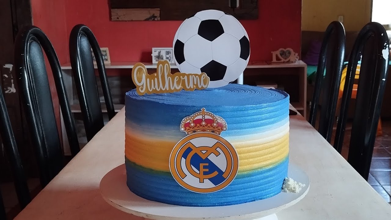 Bolo Decorado Real Madrid