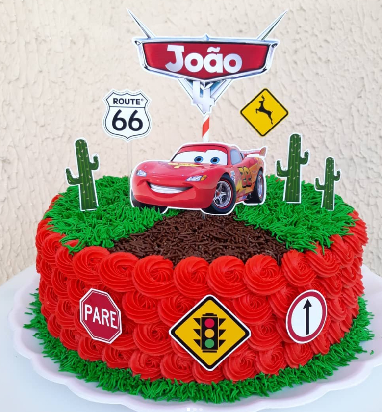 Bolo Decorado Carro