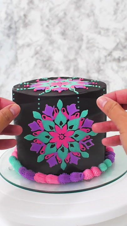 Mandala Decorated Cake