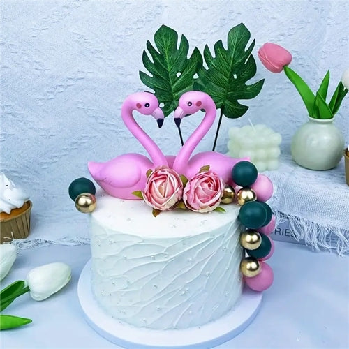 Flamingo Decorated Cake