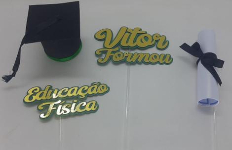 Bolo Decorado Fisica