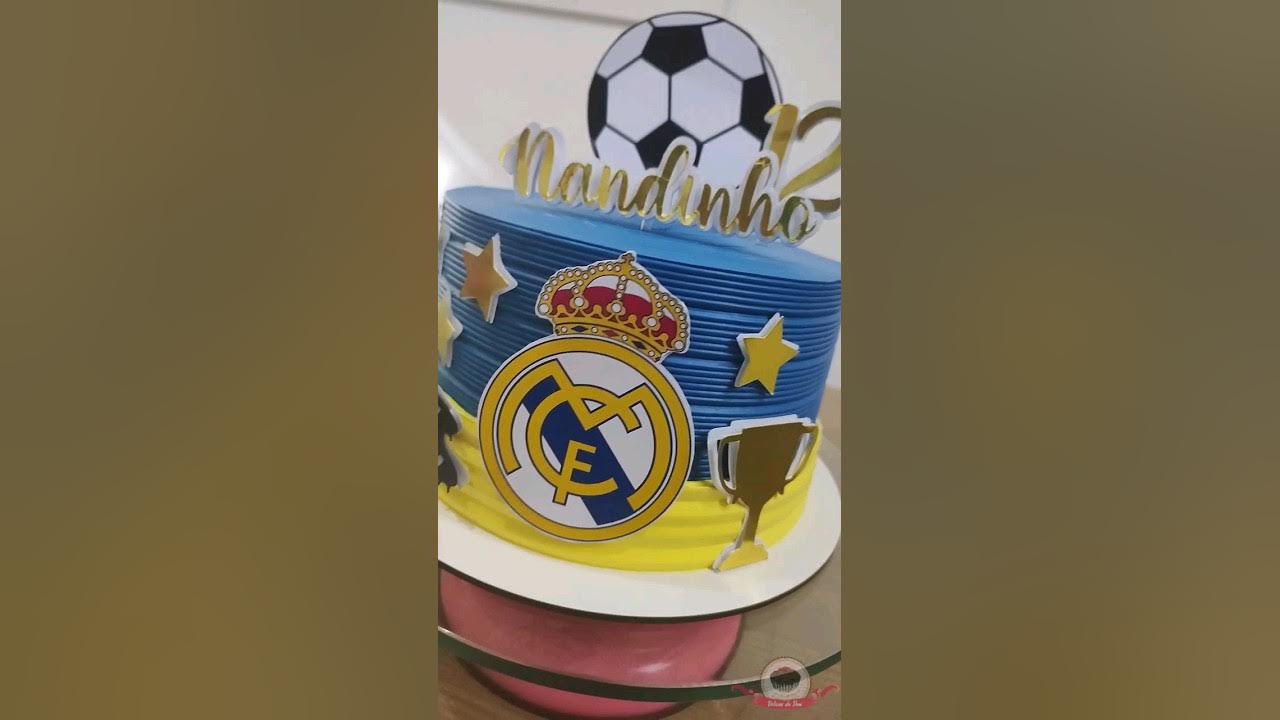 Bolo Decorado Real Madrid