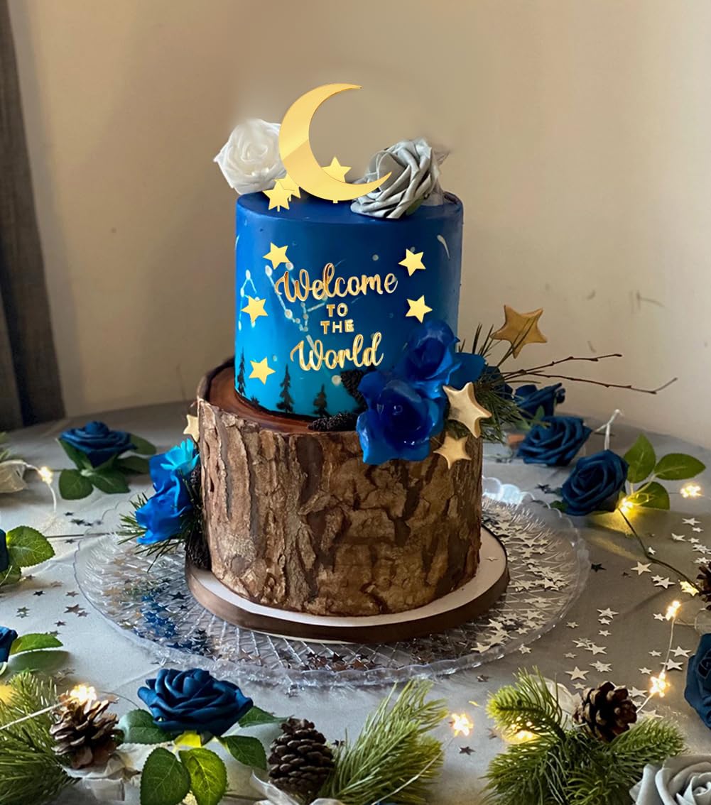 Cake Decorated Sky The Starry Night